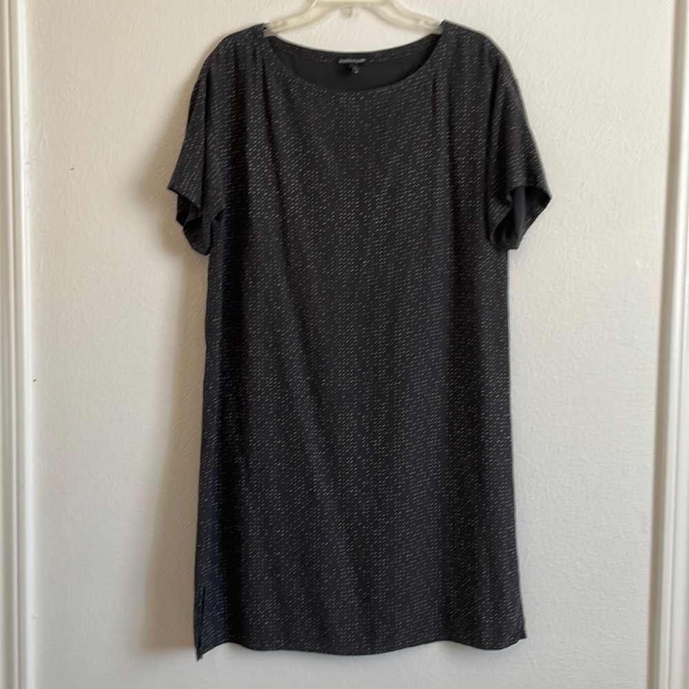 Eileen Fisher Graphite Tencel Blend Dress